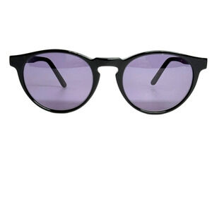 Le Vian Eyeglasses Frames Only, Mod. LV 1 Col.01,‎ Black Made in Italy H19448